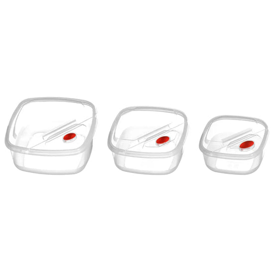 Kudo Clear Plastic Storage Containers Set