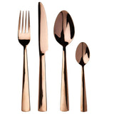 Avian Lustra 16 Pc Rose Gold Cutlery Set
