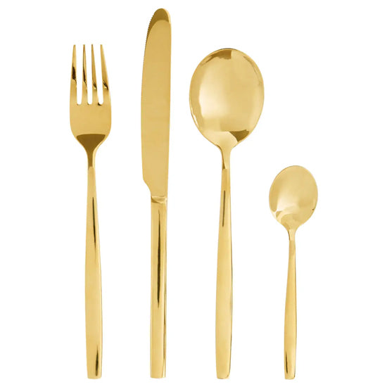 Avian 16 Pc Gold Cutlery Set