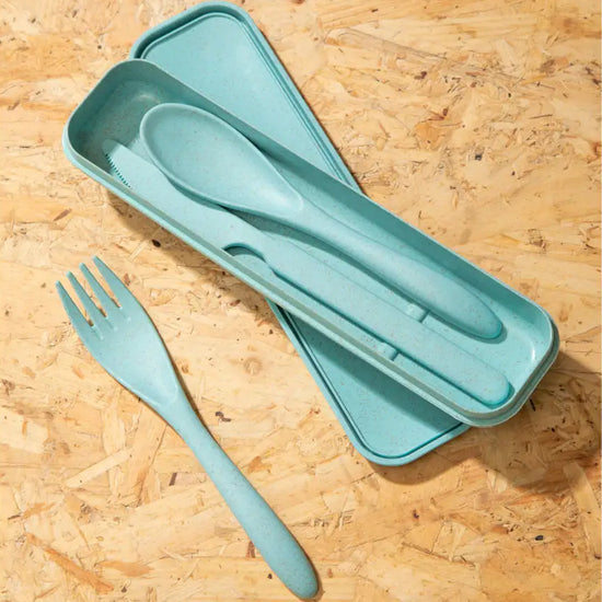 Malmo 3 Pc Blue Cutlery Set With Box