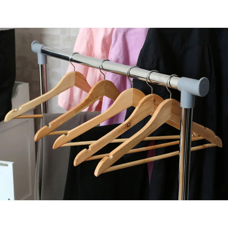 Nashua Set Of Twenty Wooden Clothes Hangers
