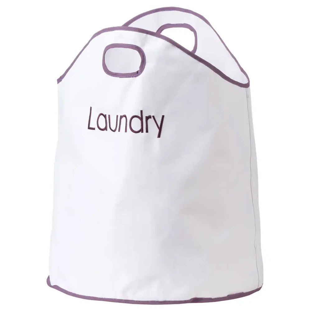 Oxnard Purple Trim Laundry Bag