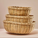 Deland Set Of Three Bamboo Baskets