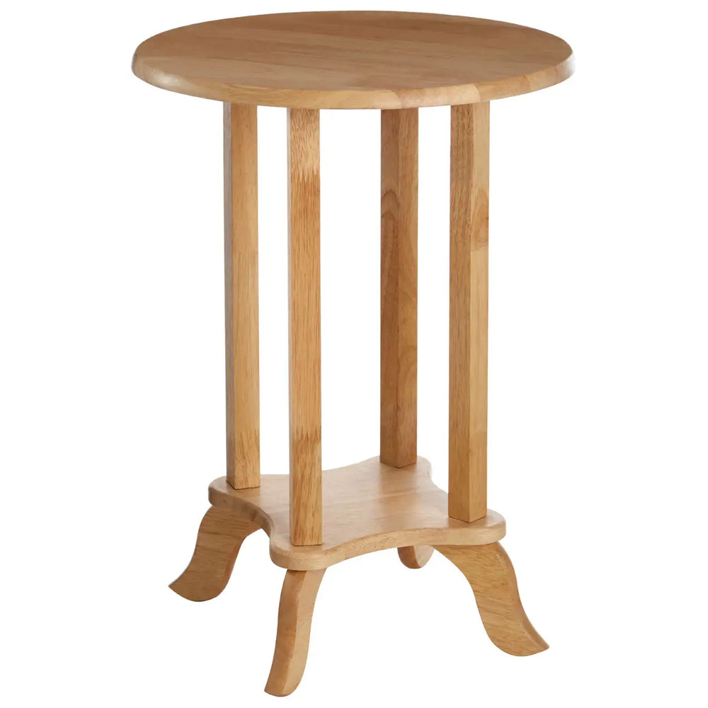 Antigo Round Rubberwood Side Table