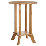 Antigo Round Rubberwood Side Table