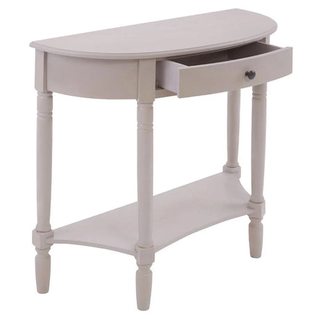 Harita Vintage Grey One Drawer Console Table