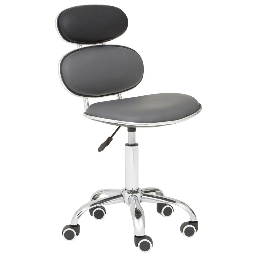 Ciano Black PU Home Office Chair