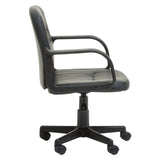 Ciano Black PU Leather Home Office Chair
