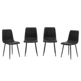 Tianna Set Of 4 Black Dining Chairs
