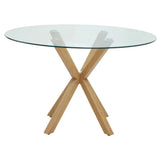 Sanford Dining Table With Ash Wood Legs