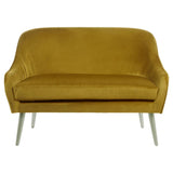 Luxor Mustard Velvet Sofa