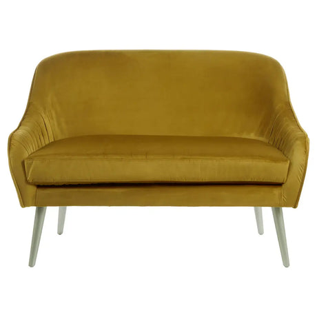 Luxor Mustard Velvet Sofa