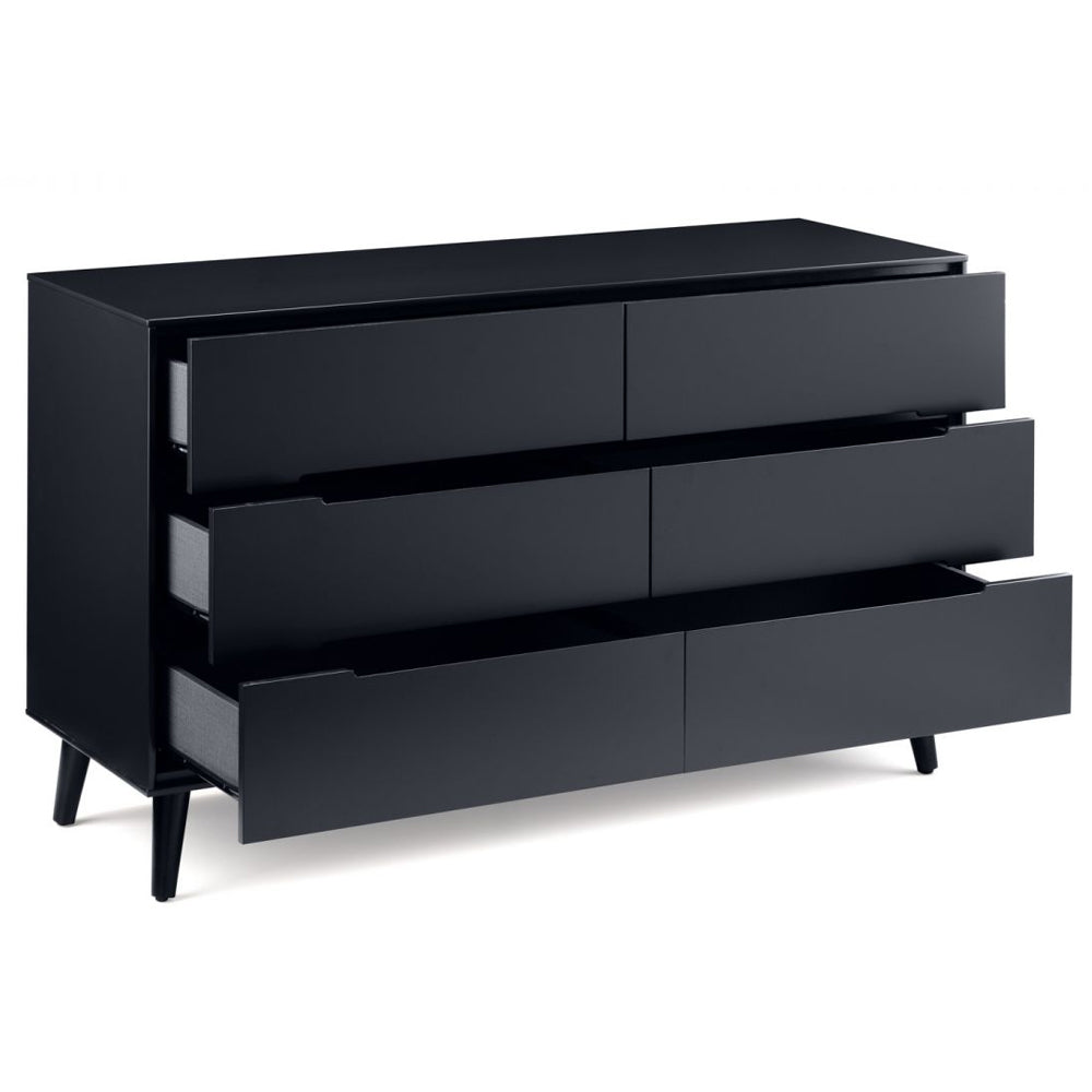Alicia 6 Drawer Wide Chest Anthracite