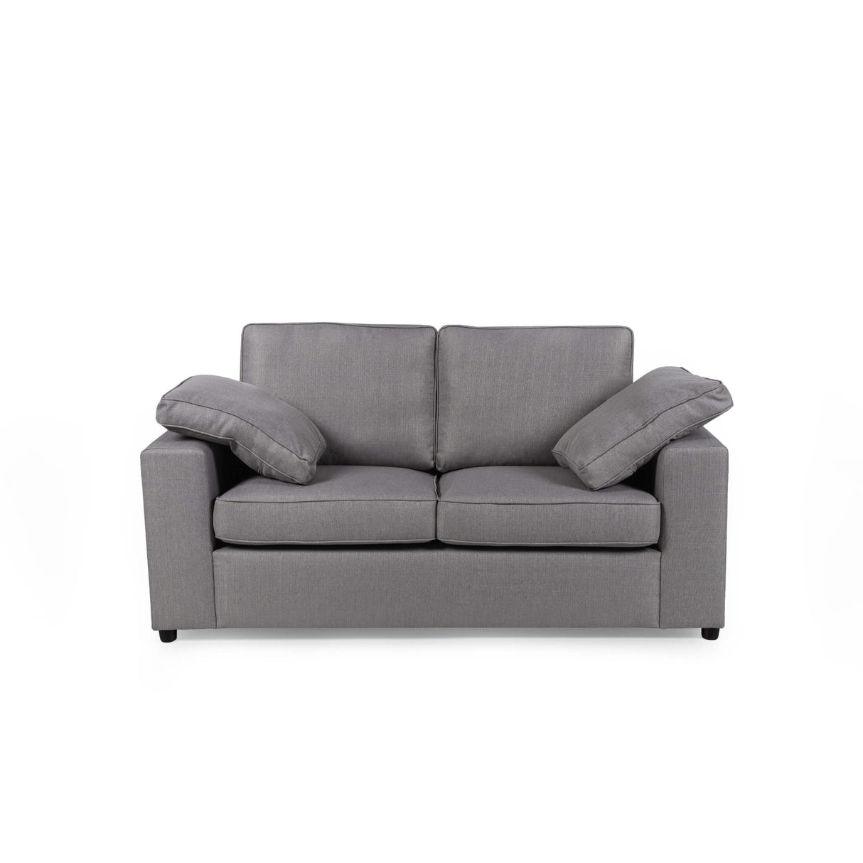 Alton Fabric Sofa 2 Seater Silver