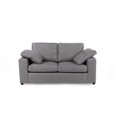 Alton Fabric Sofa 2 Seater Silver