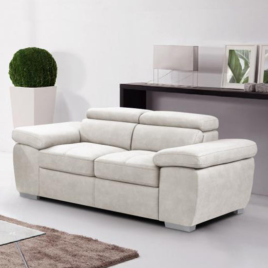 Amando Fabric 2 Seater Sofa Beige