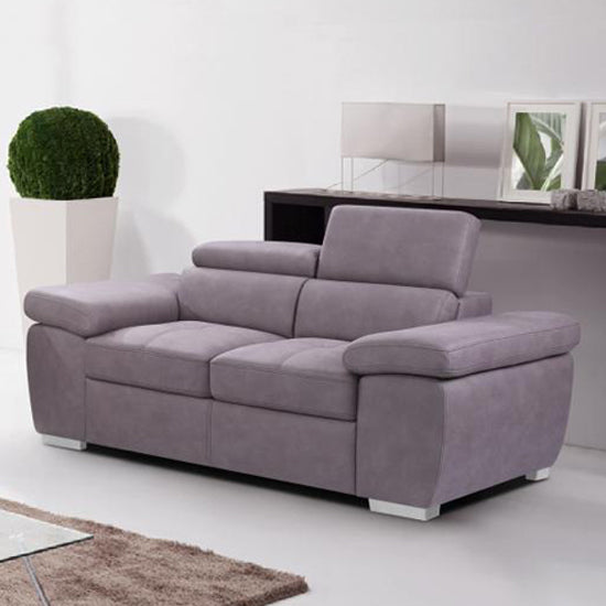 Amando Fabric 2 Seater Sofa Mushroom
