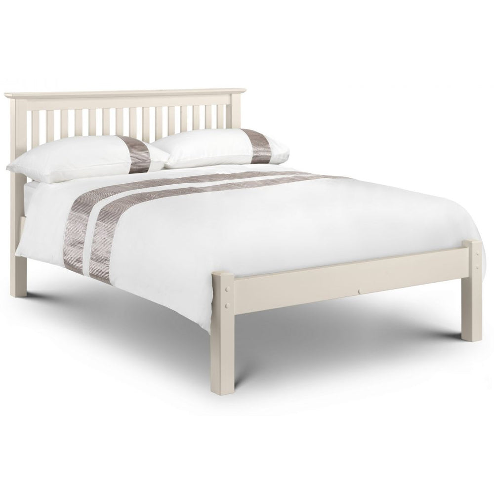 Barcelona Bed Low Foot End White 150cm