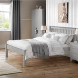 Barcelona Single Bed Low Foot End Dove Grey