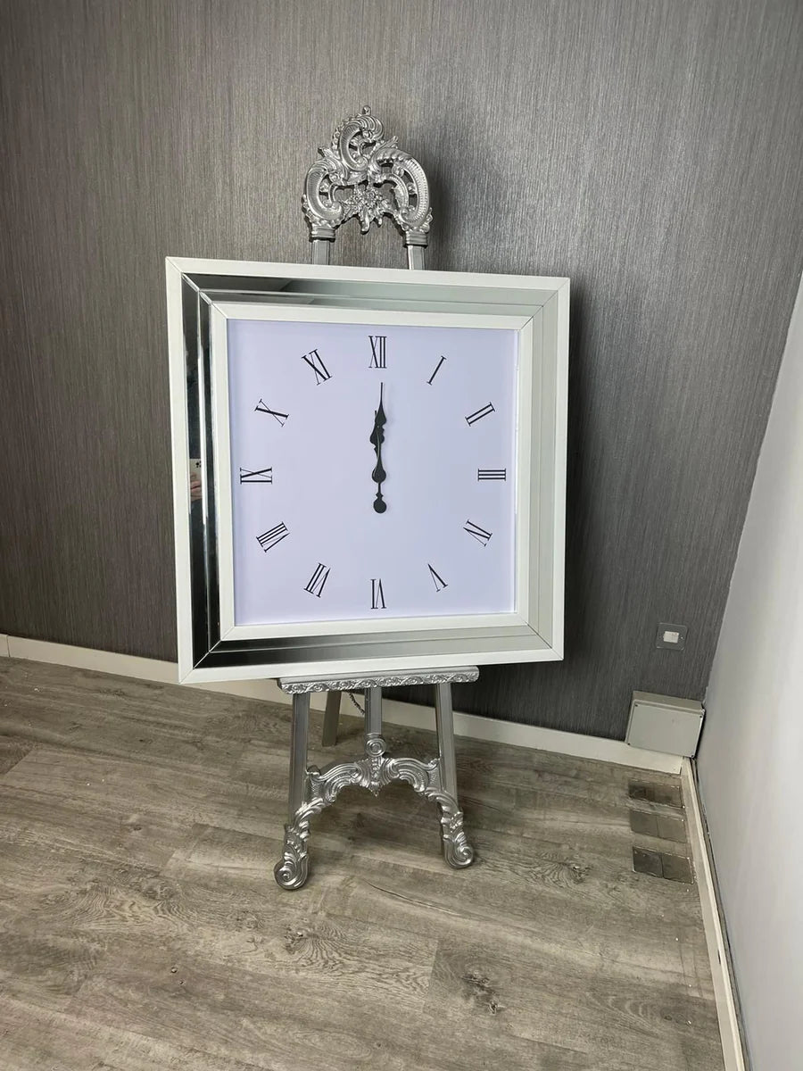 Timeless Elegance Bianco Clock - Small
