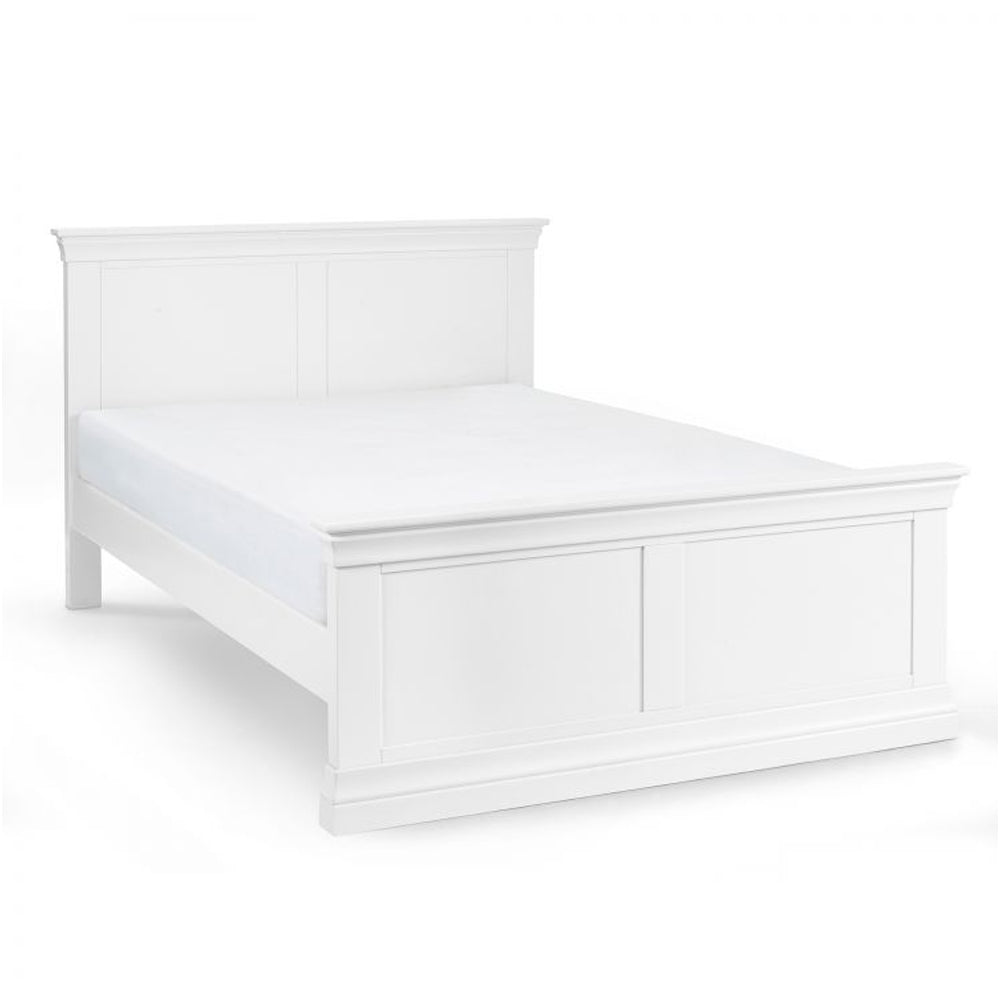 Clermont 135cm Double Bed Surf White