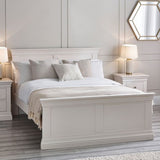 Clermont 150cm King Bed Surf White
