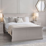 Clermont 135cm Double Bed Light Grey