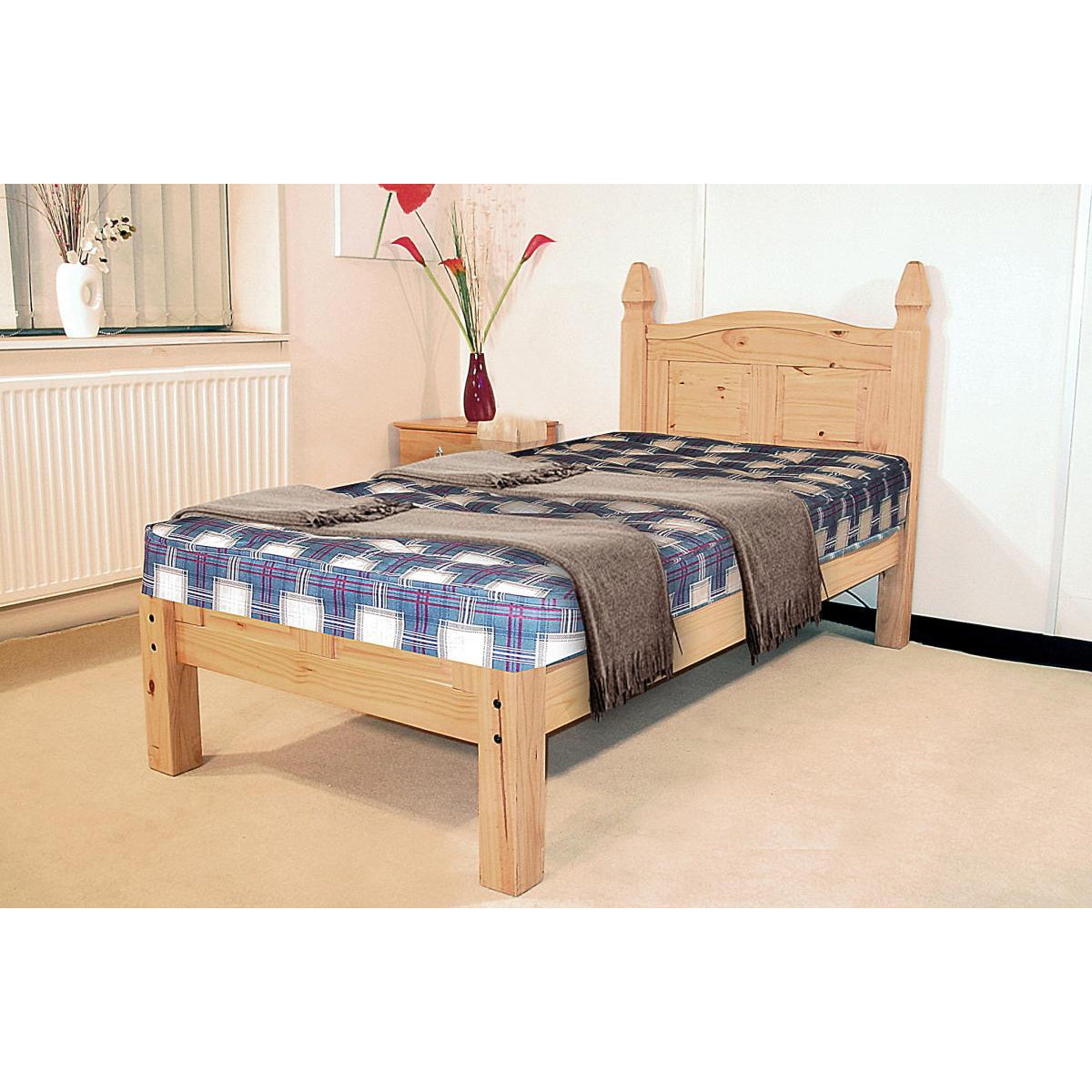 Corona Bed Single Low Foot End