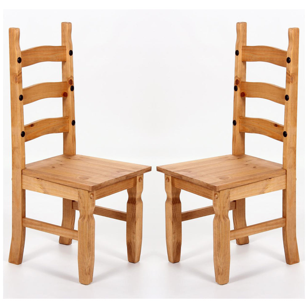 Corona Dining Chairs Pair