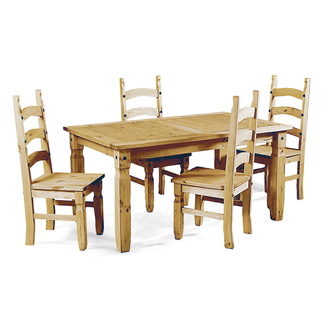 Corona Dining Set With 4 Chairs