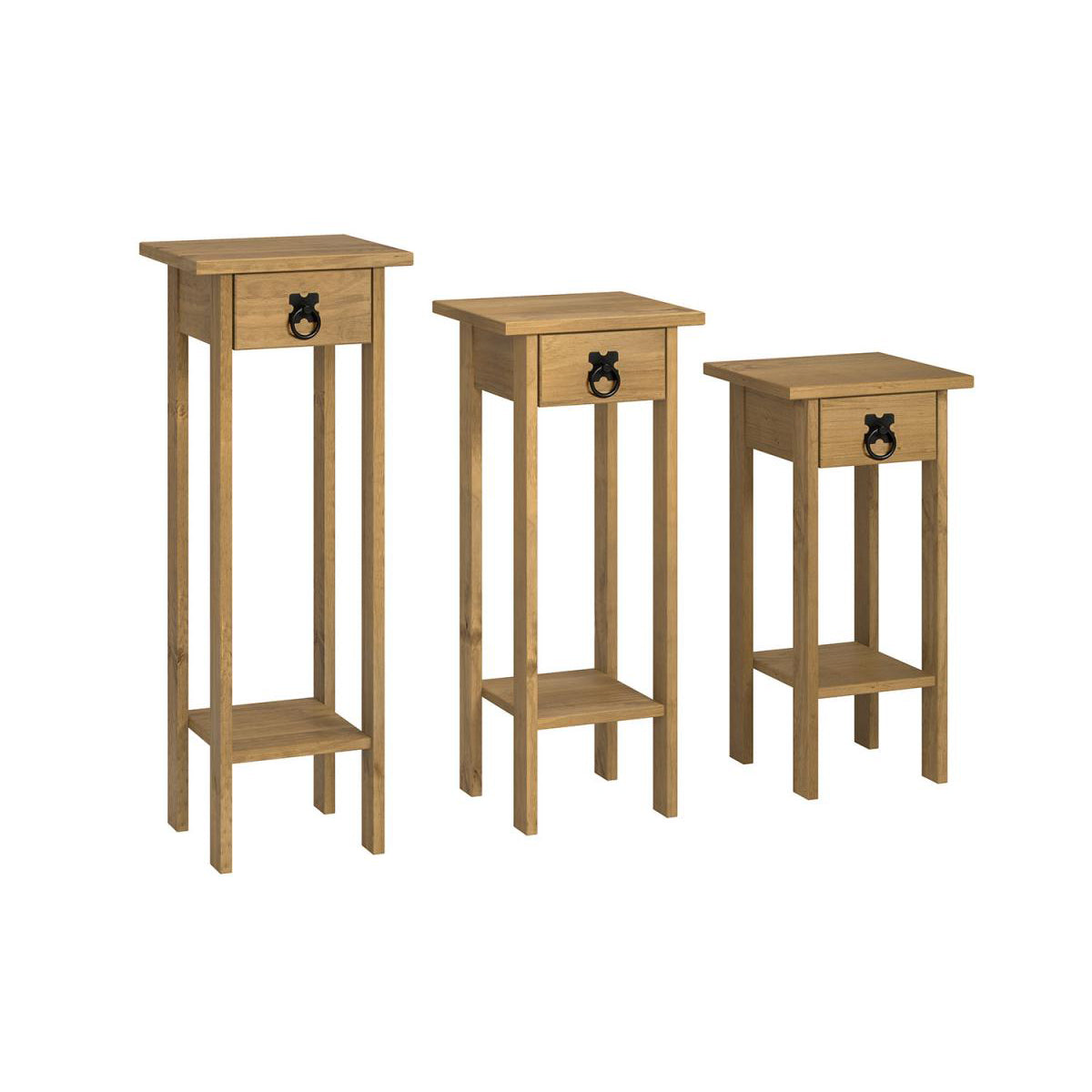 Corona Set Of 3 Plant Stands