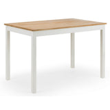 Coxmoor Rectangular Dining Table Ivory And Oak