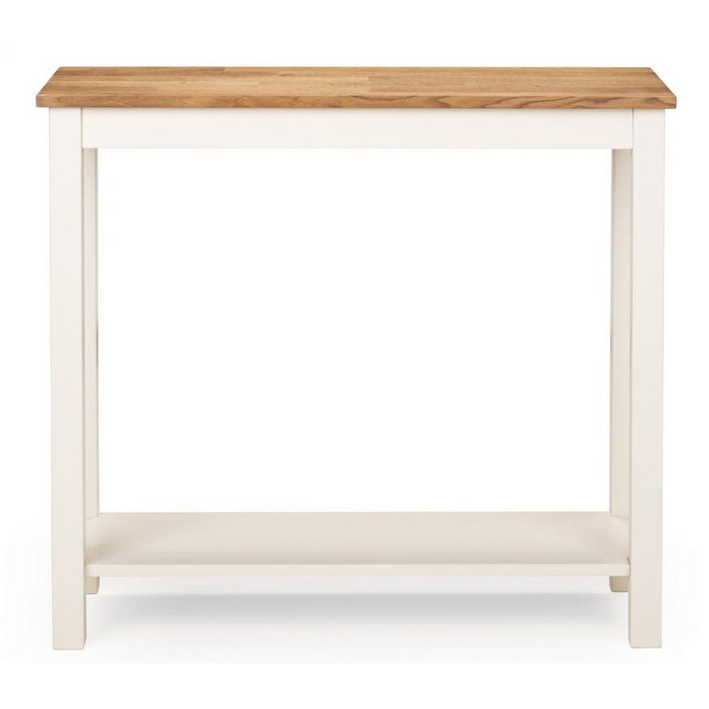 Coxmoor Console Table 90cm Ivory And Oak