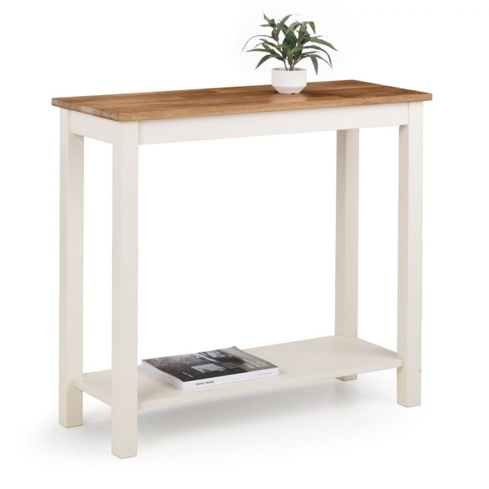 Coxmoor Console Table 90cm Ivory And Oak