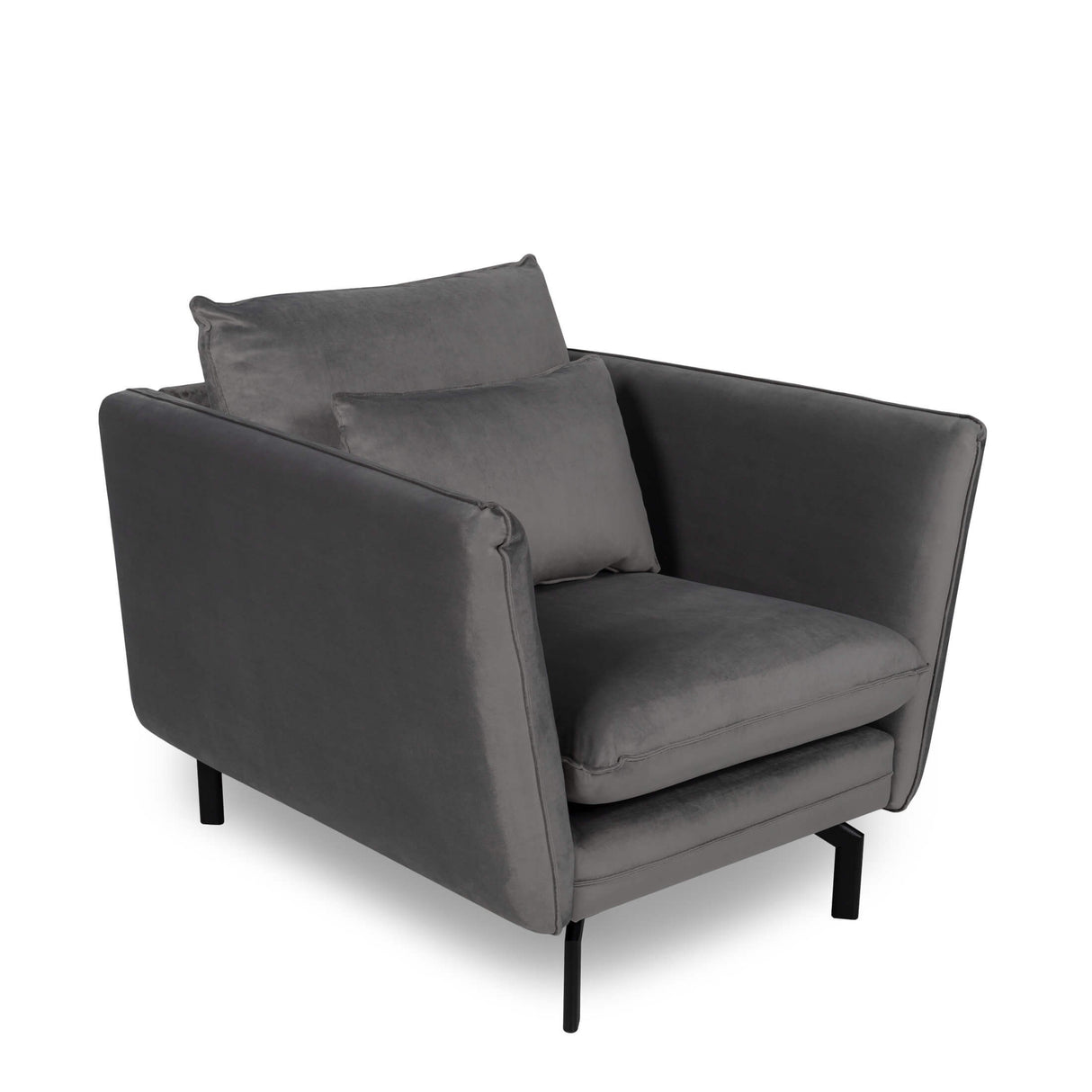 Elford Fabric Sofa 1 Seater Grey