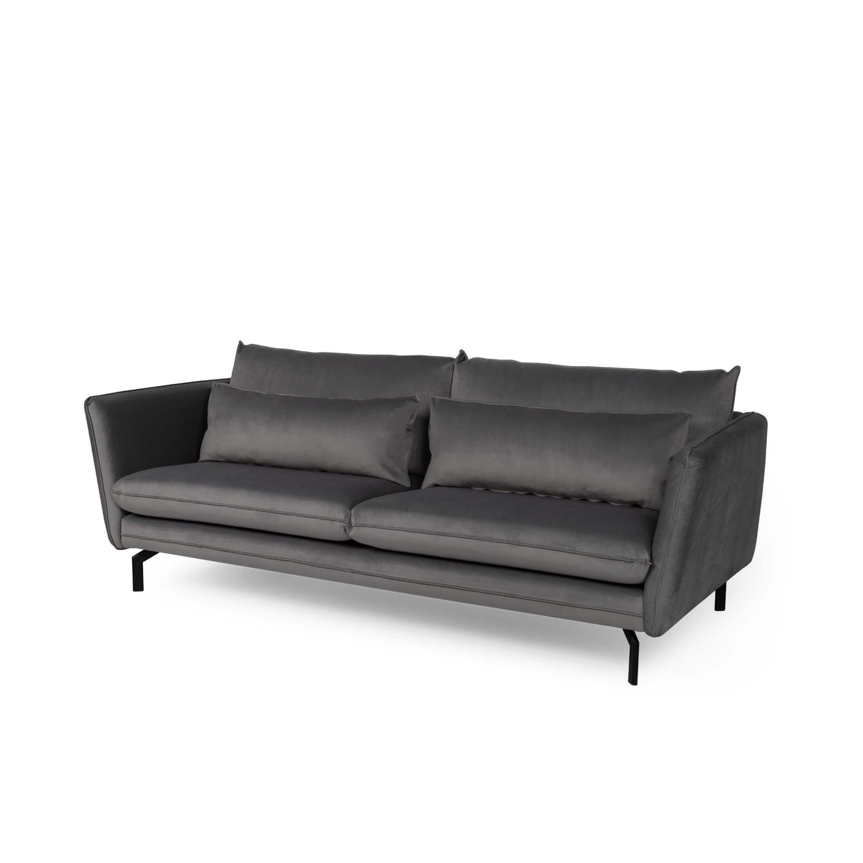 Elford Fabric Sofa 3 Seater Grey