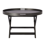 Meridon Metal Coffee Table Black