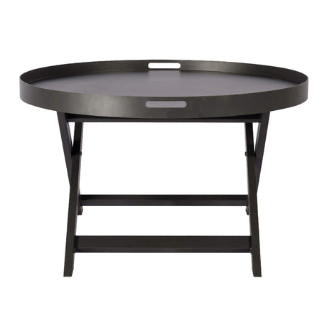 Meridon Metal Coffee Table Black