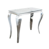 Lilatte Console Table - Grey Glass